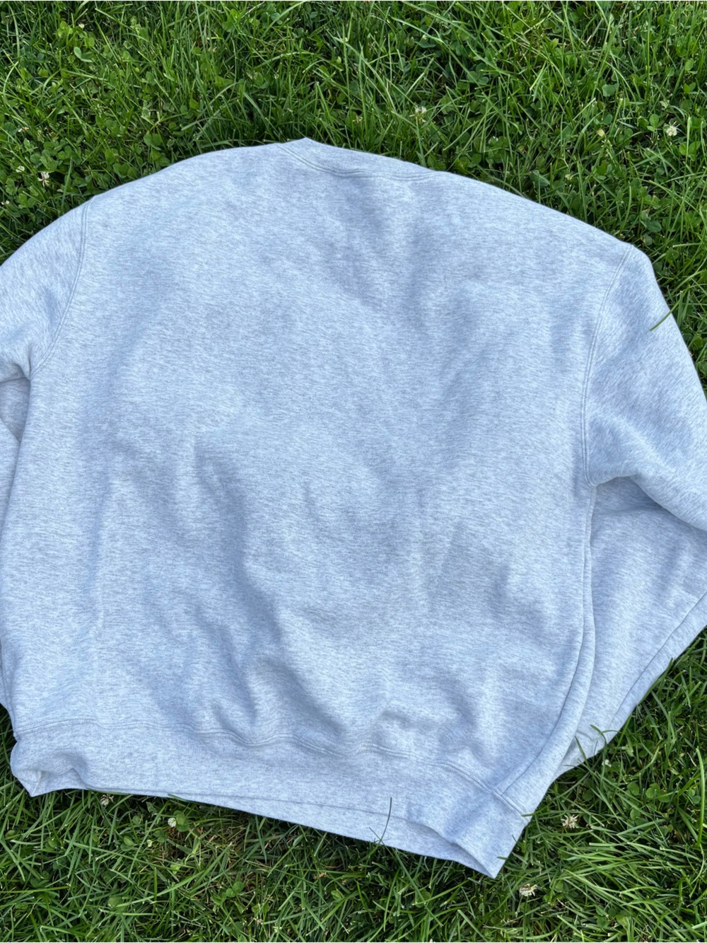 Philadelphia Gray Crewneck Sweatshirt Boathouse Green Embroidered Letter - Picture 7 of 7